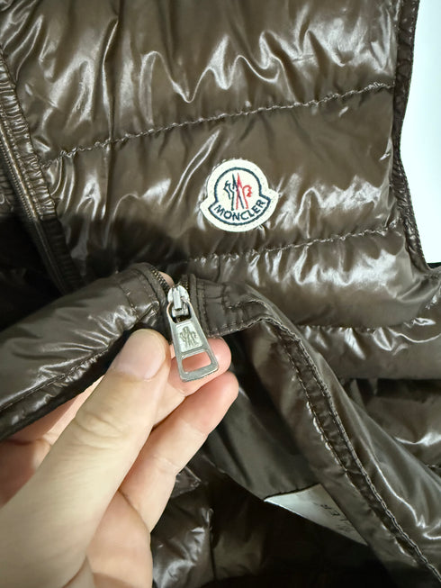 Moncler Gui Gilet Size 2 Brown