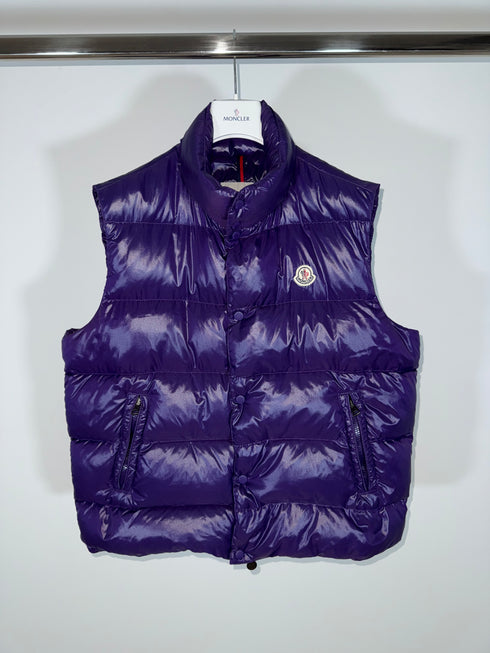 Moncler Gide Gilet Size 5 Purple