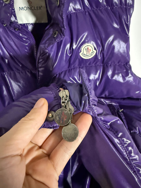 Moncler Gide Gilet Size 5 Purple