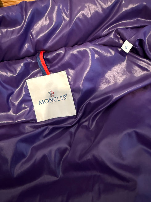 Moncler Gide Gilet Size 5 Purple
