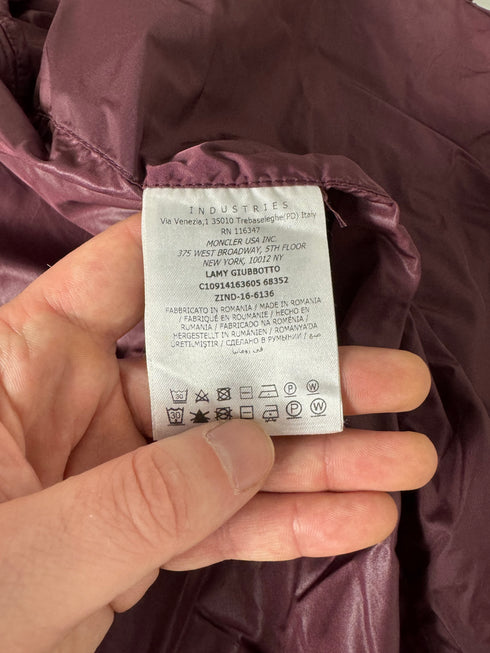 Moncler Jacket Lamy size 4 burgundy
