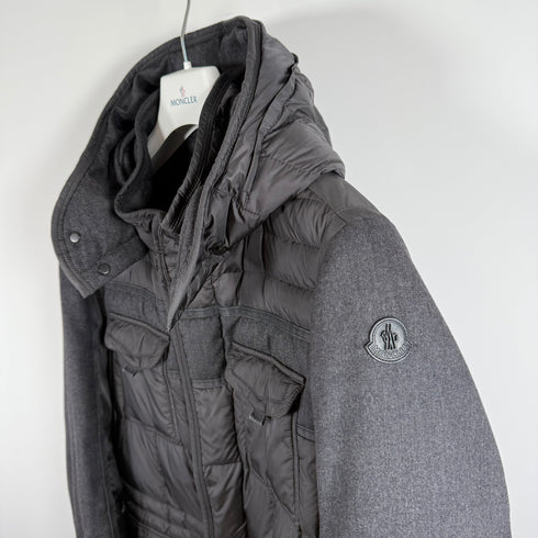 Moncler Jacob Men’s Jacket - Size 4 (L/XL) - Grey