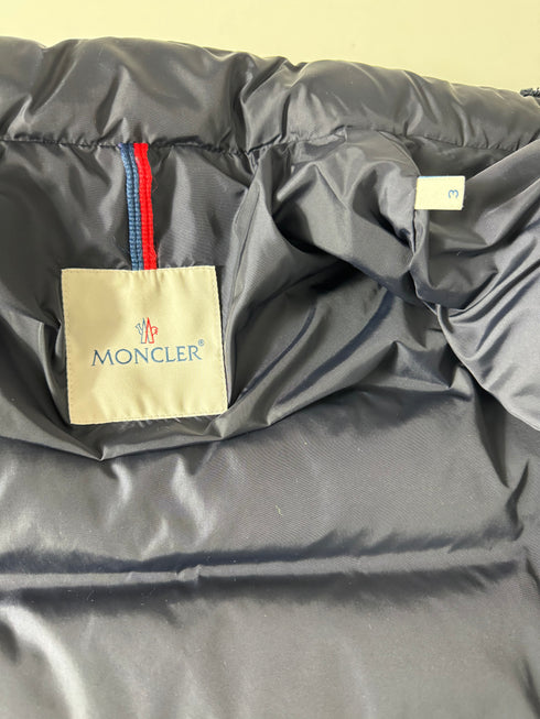 Moncler Servieres jacket size 3 navy blue