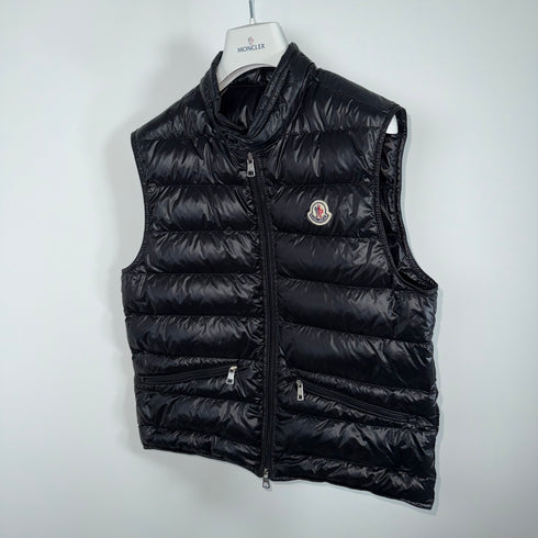 Moncler Gui Men’s Gilet - Size 2 (S) - Black