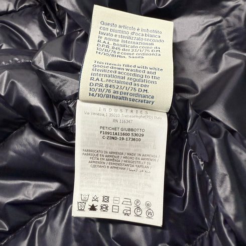 Moncler Petichet Men’s Jacket - Size 2 (S) - Navy Blue