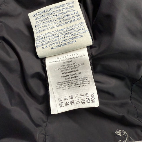 Moncler Saby Women’s Jacket - Size 4 (L/XL) - Navy Blue