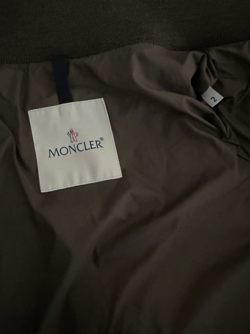 Moncler Blais Jacket Size 2 Khaki Green