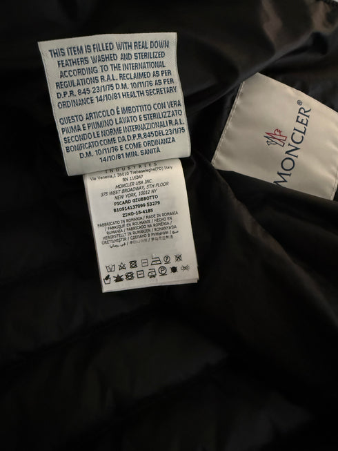 Moncler Picard Jacket Size 3 Black