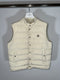 Moncler Febe Gilet Size 3 Cream White