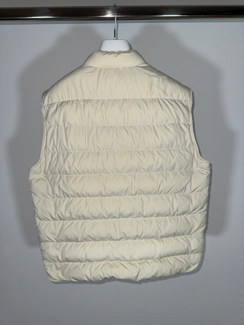 Moncler Febe Gilet Size 3 Cream White