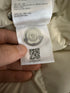 Moncler Febe Gilet Size 3 Cream White