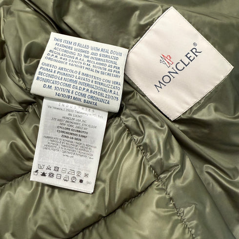 Moncler Cyclope Men’s Jacket - Size 3 (M) - Olive Green