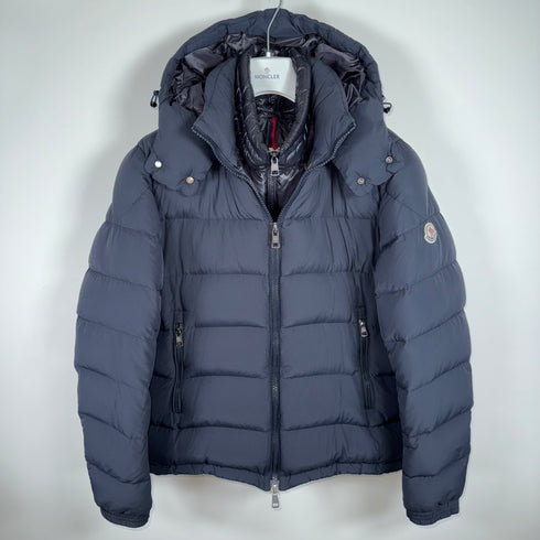 Moncler Brique Men’s Jacket - Size 3 (M/L) - Navy Blue