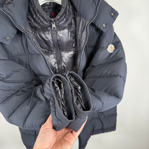 Moncler Brique Men’s Jacket - Size 3 (M/L) - Navy Blue
