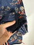 Moncler Anton Jacket Size 1 Blue Palm Print