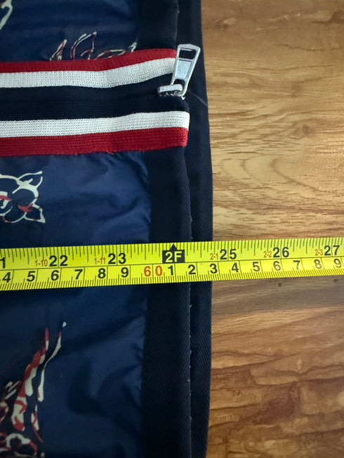 Moncler Anton Jacket Size 1 Blue Palm Print