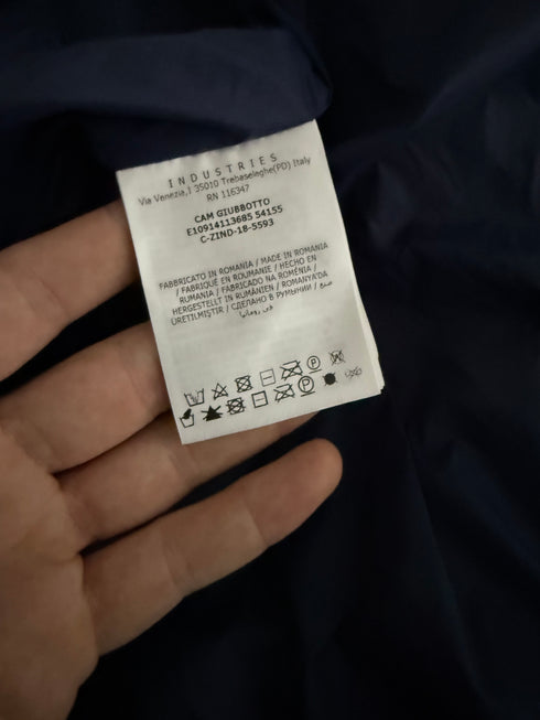 Moncler Cam Jacket Size 4 Navy Blue