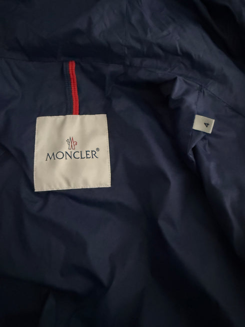 Moncler Cam Jacket Size 4 Navy Blue