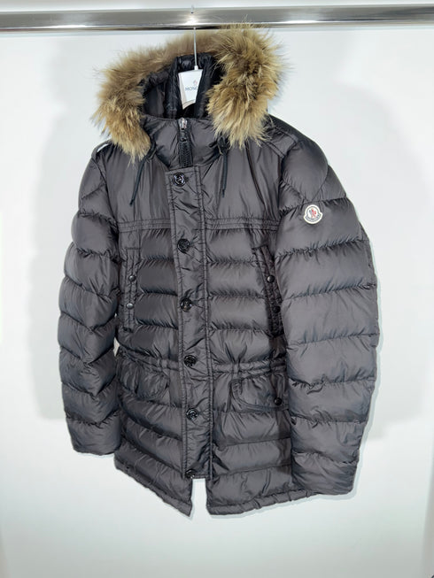 Moncler Rhone Jacket Size 4 Dark Grey