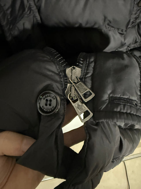 Moncler Rhone Jacket Size 4 Dark Grey