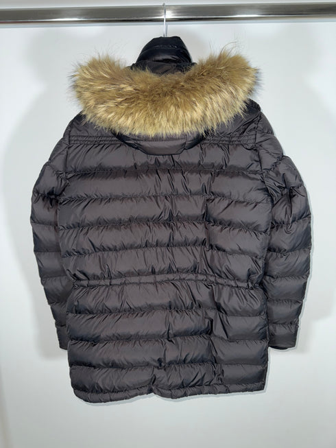 Moncler Rhone Jacket Size 4 Dark Grey