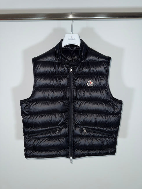 Moncler Gui Gilet Size 5 Black