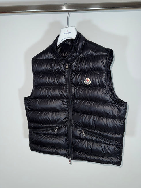 Moncler Gui Gilet Size 5 Black
