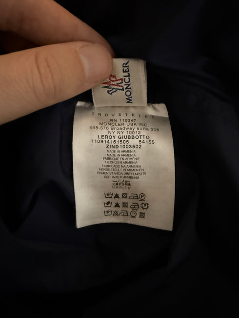 Moncler Leroy Jacket Size 5 Navy Blue