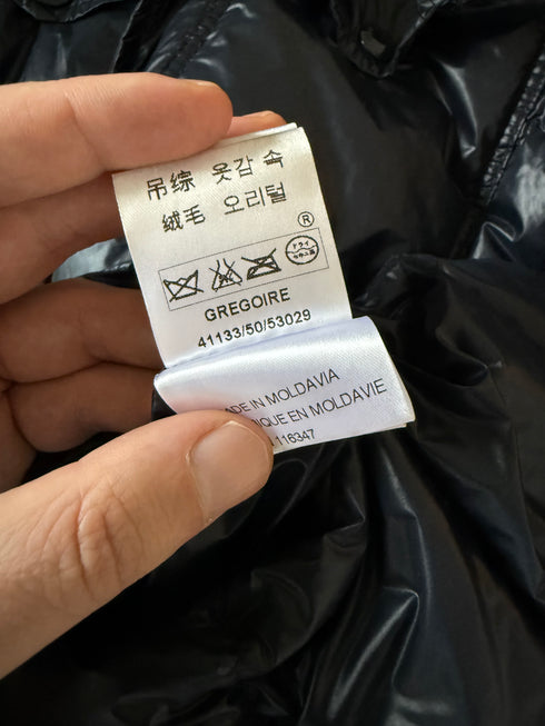 Moncler Gregoire Jacket Size 2 Navy Blue