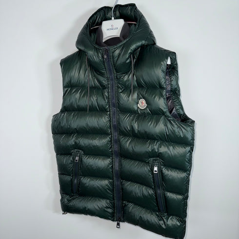 Moncler Bartholome Men’s Gilet - Size 3 (M) - Dark Green