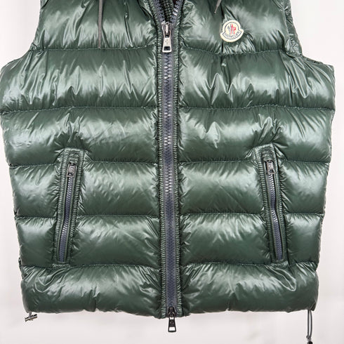 Moncler Bartholome Men’s Gilet - Size 3 (M) - Dark Green