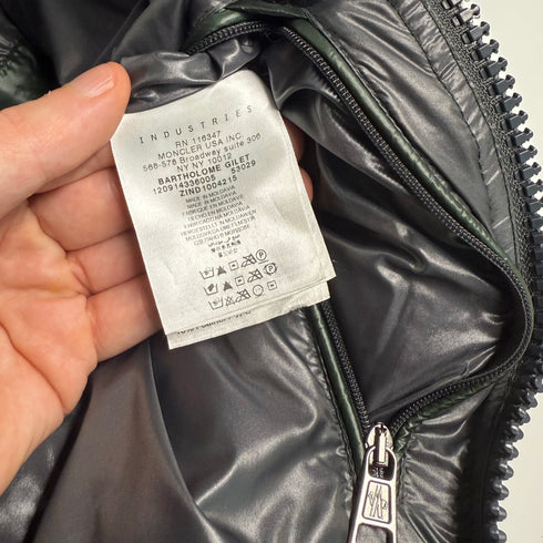 Moncler Bartholome Men’s Gilet - Size 3 (M) - Dark Green
