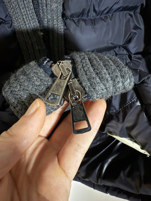 Moncler Canut Jacket Size 4 Navy Blue