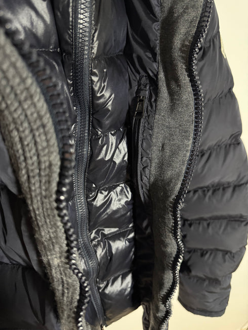 Moncler Canut Jacket Size 4 Navy Blue