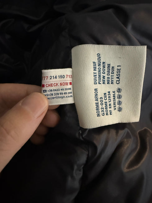 Moncler Canut Jacket Size 4 Navy Blue