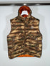 Moncler Patrick Gilet Size 6 Camo Brown