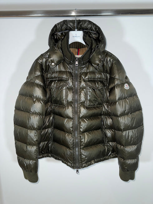 Moncler Fedor Jacket Size 6 Olive Green