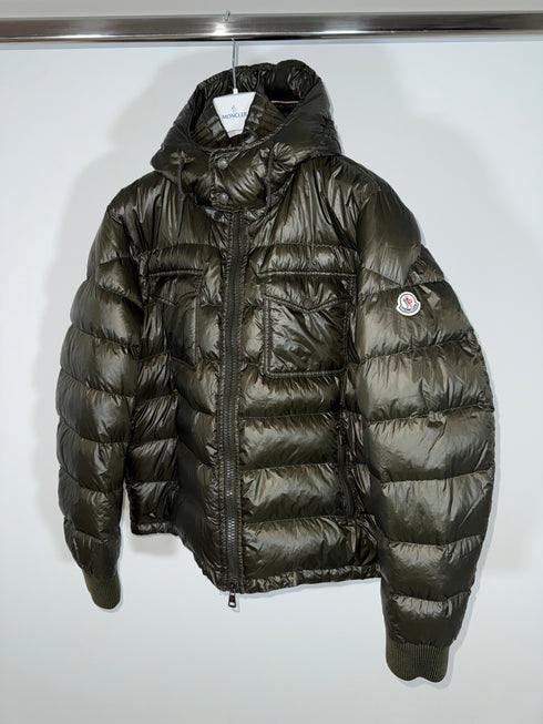 Moncler Fedor Jacket Size 6 Olive Green