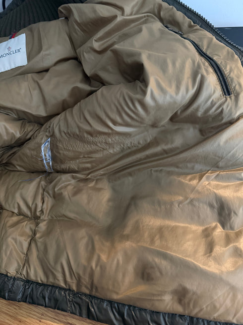 Moncler Fedor Jacket Size 6 Olive Green