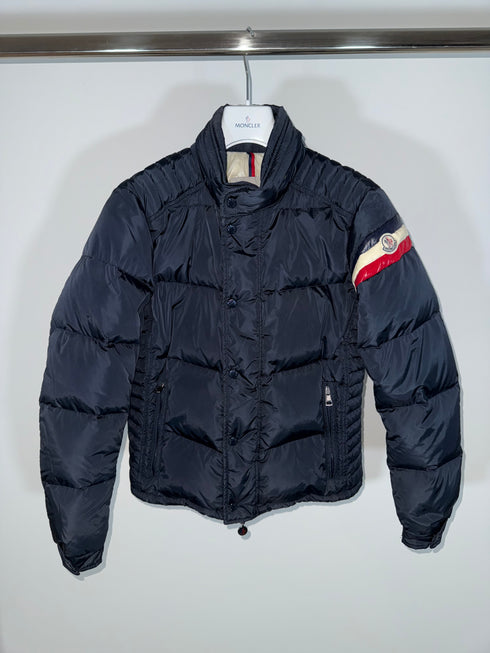 Moncler Chamonix Jacket Size 2 Navy Blue