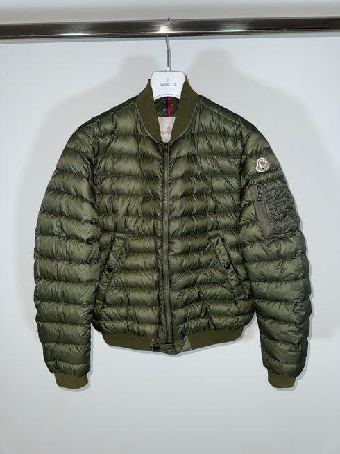 Moncler Aidan Jacket Size 2 Olive Green