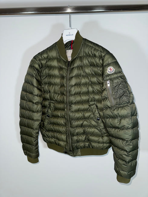 Moncler Aidan Jacket Size 2 Olive Green
