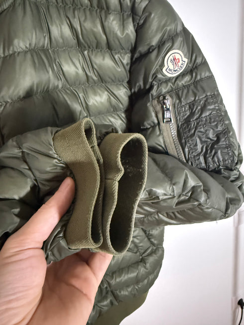 Moncler Aidan Jacket Size 2 Olive Green
