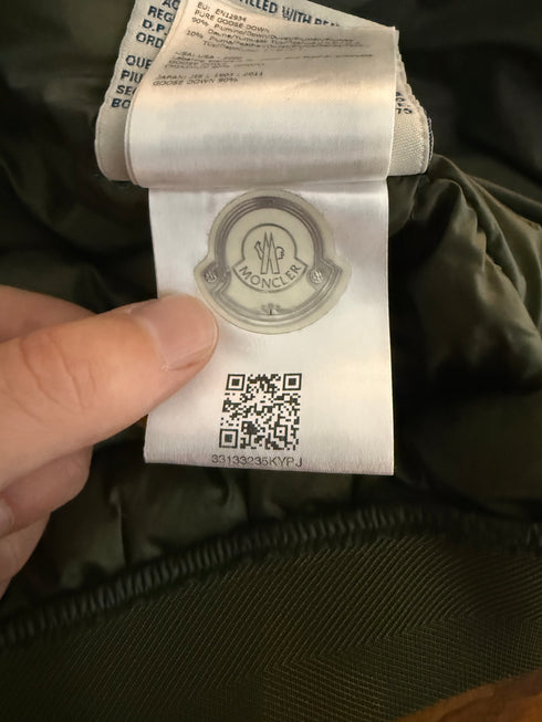 Moncler Aidan Jacket Size 2 Olive Green