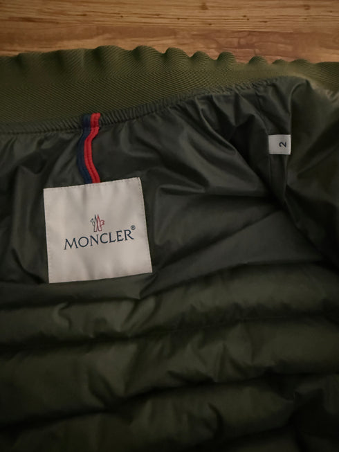 Moncler Aidan Jacket Size 2 Olive Green