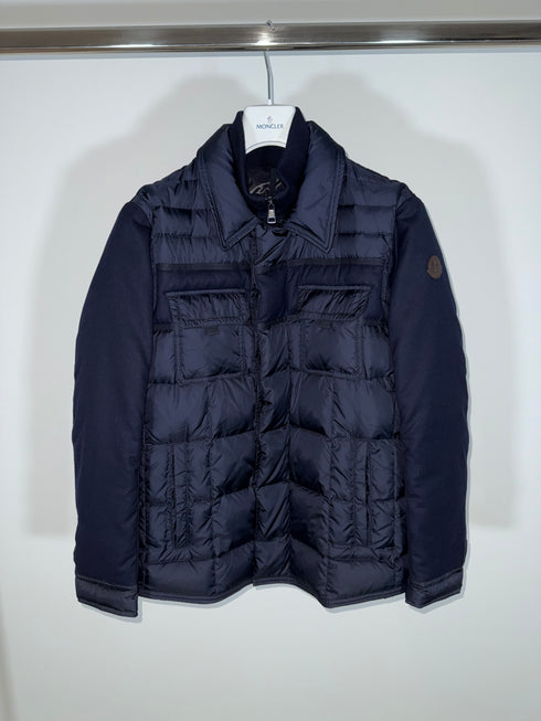 Moncler Blais Jacket Size 4 Navy Blue