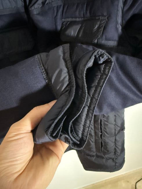 Moncler Blais Jacket Size 4 Navy Blue