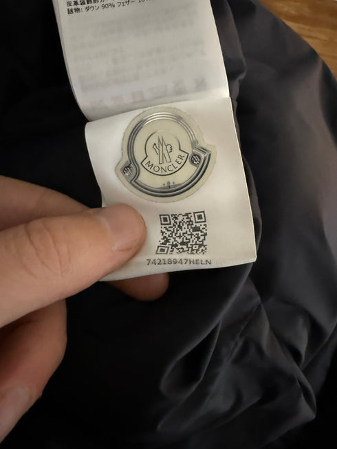 Moncler Ryan Jacket Size 1 Navy Blue