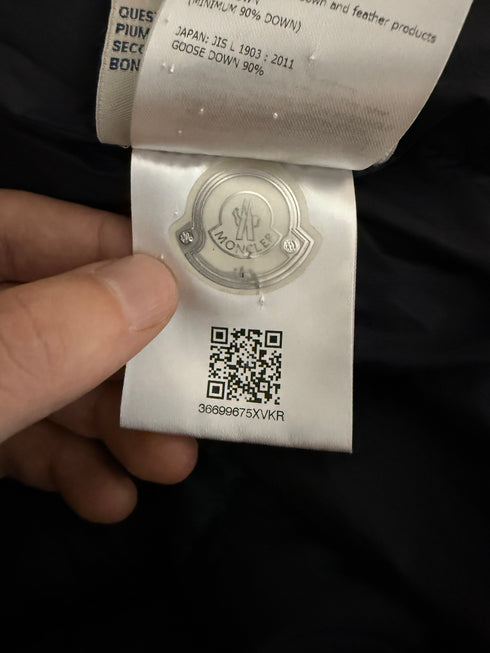 Moncler Picard Jacket Size 5 Navy Blue