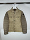 Moncler Nourry Jacket Size 3 Beige Suede